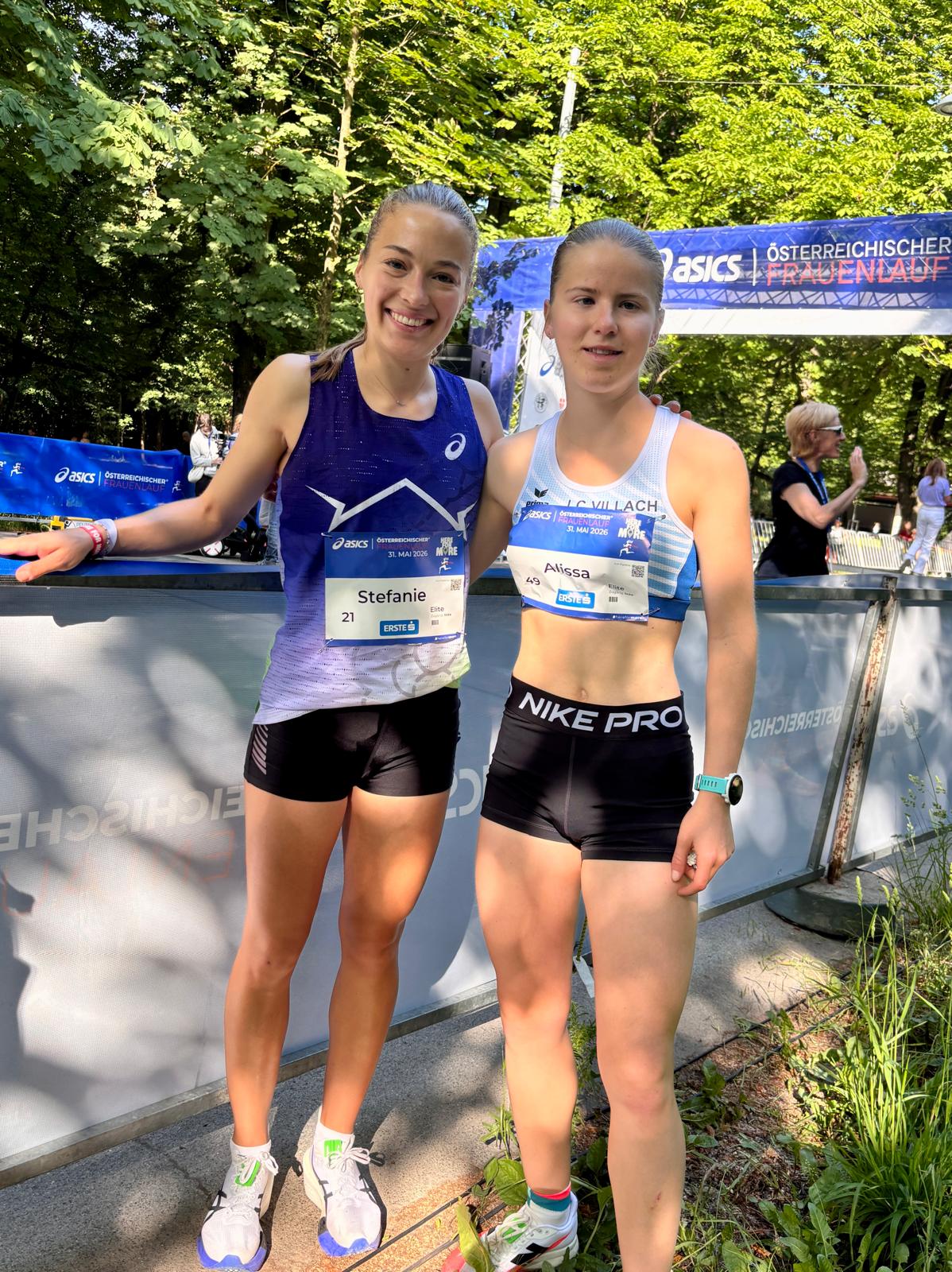 Kurath und Liebhard beim 38. ASICS Frauenlauf in Wien