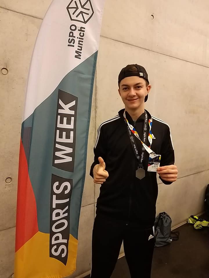 2. Platz beim ISPO Munich Night Run